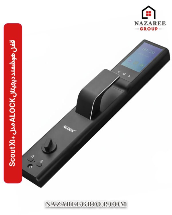 قفل هوشمند درب ALOCK مدل +Scout X1 با سنسور اثر انگشت و تشخیص چهره گروه نظری - کد 1001 - Image 2
